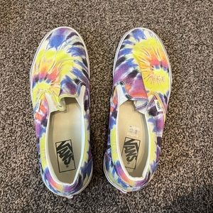 Vans Tie Dye Authentic Slip-On Size 10.5 12